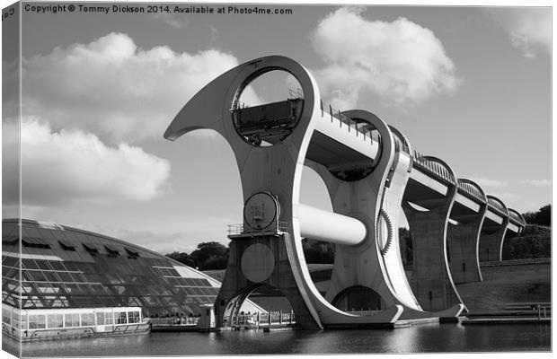 Falkirk Wheel Canvas Print by Tommy Dickson