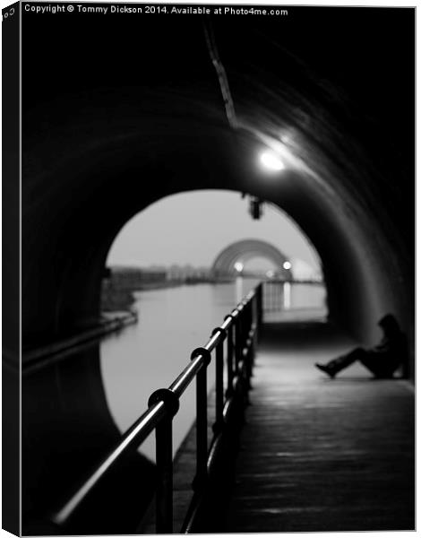 The Lonely Shelterer Canvas Print by Tommy Dickson