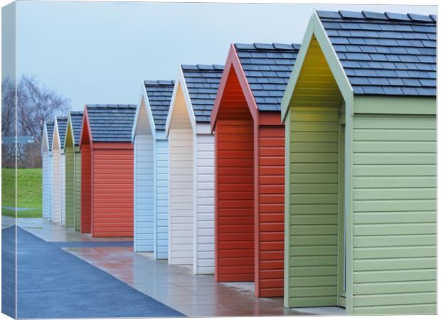 Colourful Coastal Haven Canvas Print by Tommy Dickson