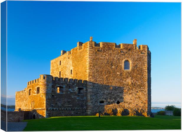 Blackness Castle, Scotland. Canvas Print by Tommy Dickson