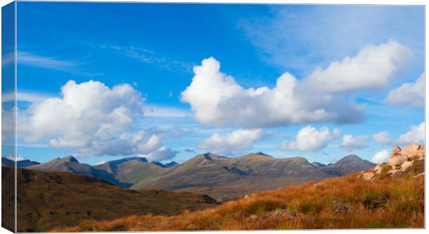 Scotland's Mountains. Canvas Print by Tommy Dickson