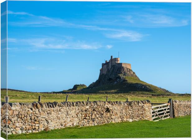 Lindisfarne Castle. Canvas Print by Tommy Dickson