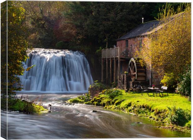 Rutter Force, Appleby in Westmoreland, Cumbria. Canvas Print by Tommy Dickson