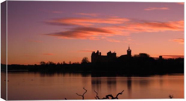 Linlithgow Palace, Scotland at sunrise. Canvas Print by Tommy Dickson