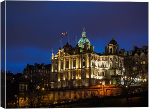 Museum on the Mound, Edinburgh. Canvas Print by Tommy Dickson