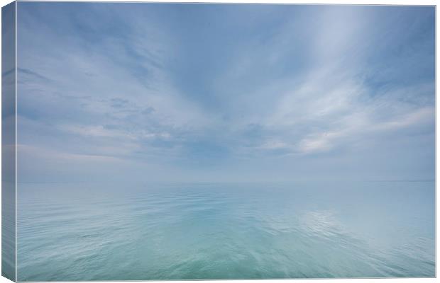  Calm Tranquil Seascape Canvas Print by ann stevens