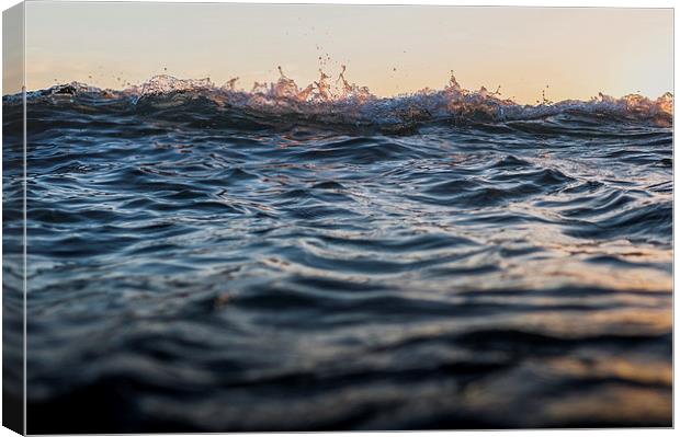 Penzance Waves Canvas Print by Rhys Parker