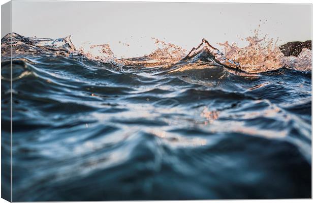 Penzance Waves Canvas Print by Rhys Parker