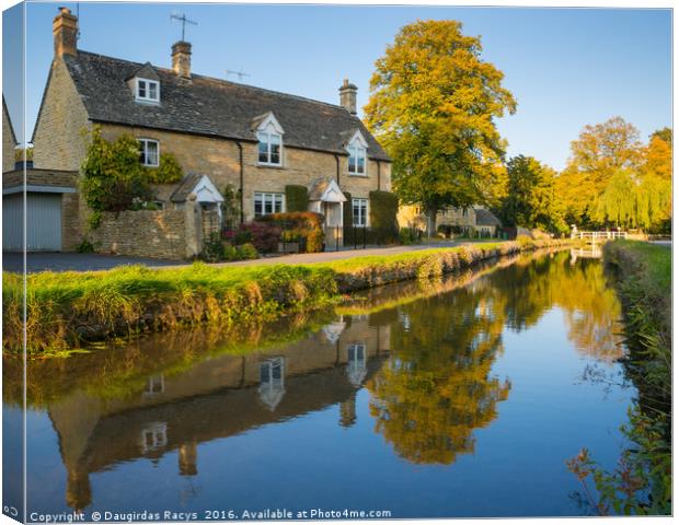 Lower Slaughter, Cotswolds Canvas Print by Daugirdas Racys