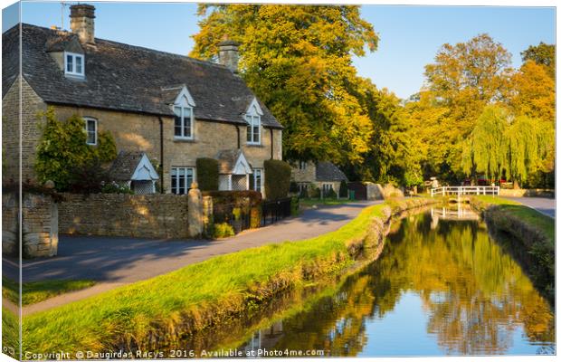 Lower Slaughter, Cotswolds Canvas Print by Daugirdas Racys