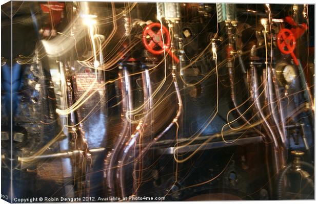 Steam Power Canvas Print by Robin Dengate