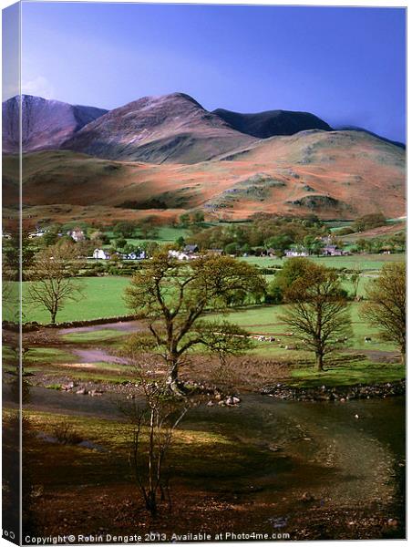 Buttermere & Whiteless Pike Canvas Print by Robin Dengate
