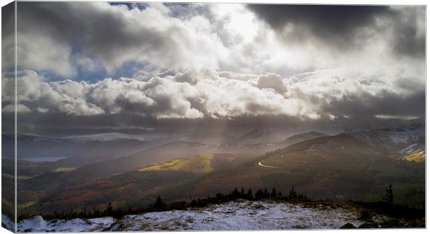 Light Fantastic Lakes Canvas Print by James Meacock