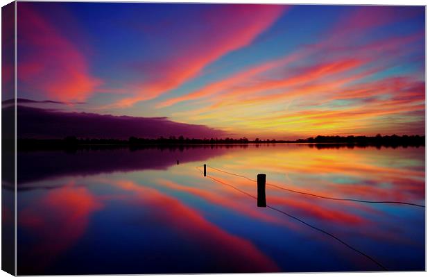 Sunset Canvas Print by Ron Ver