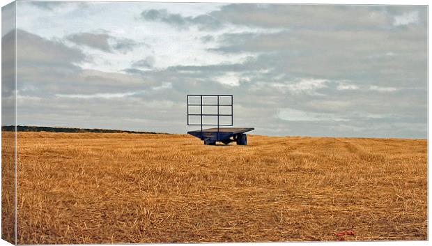Lone Trailer Canvas Print by Karen Broome