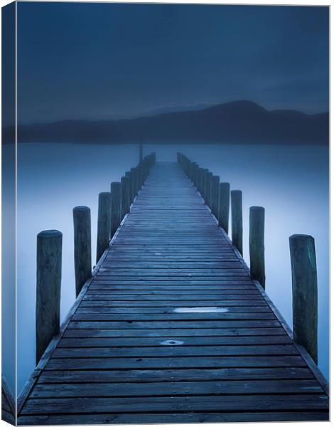 Coniston fog Canvas Print by nicholas callender