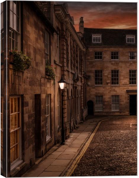 ST MARY'S PLACE SUNSET Canvas Print by Mike Higginson