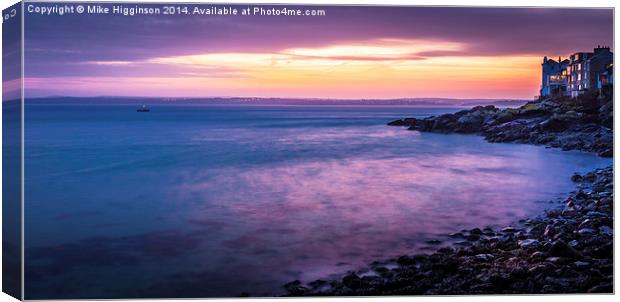 St Ives Sunrise Cornwall Canvas Print by Mike Higginson