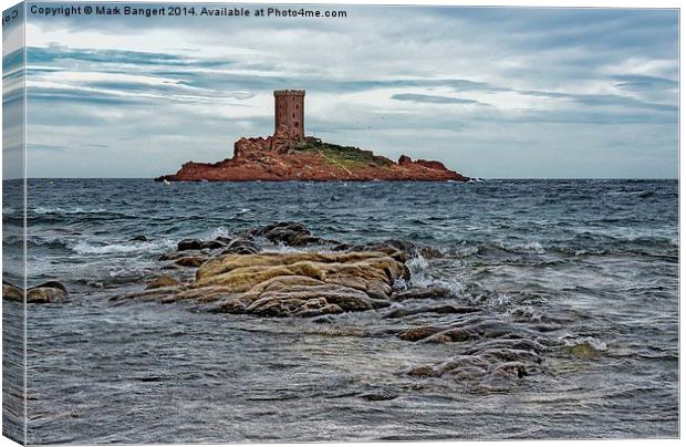 LÍle dOr, Le Dramont, France Canvas Print by Mark Bangert