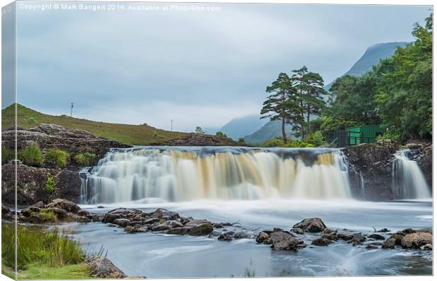 Aasleagh Falls, Connemara, Ireland Canvas Print by Mark Bangert