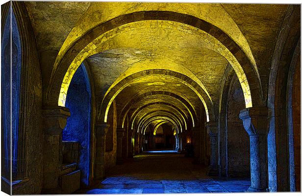 The Crypt Canvas Print by John B Walker LRPS