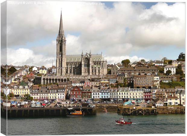 St Colmans Cathedral Cobh Canvas Print by John B Walker LRPS