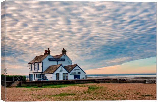 The Old Neptune, Beach Pub, Whitstable,Kent, Canvas Print by John B Walker LRPS