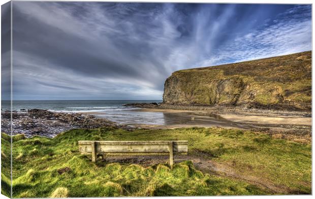 Crackington Haven North Cornwall Canvas Print by Mike Gorton