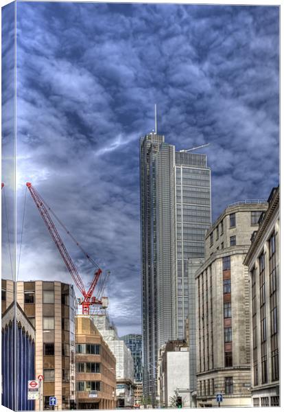 London's Ever Changing Skyline Canvas Print by Mike Gorton