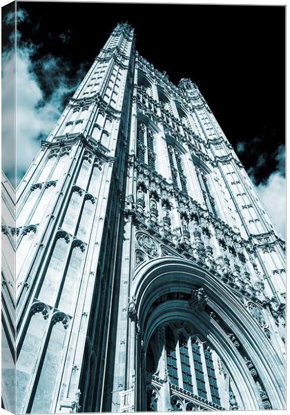  VICTORIA TOWER, HOUSES OF PARLIAMENT Canvas Print by Audrey Walker