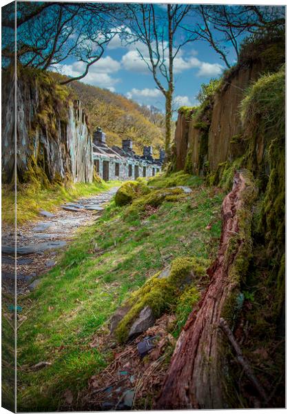 Discover The Ruins of Dinorwic Quarry Canvas Print by Darren Wilkes