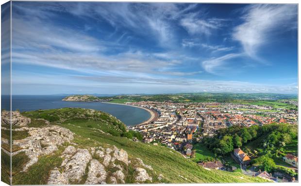  Great Orme View Canvas Print by Darren Wilkes