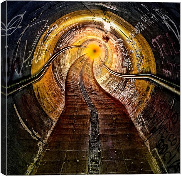 The tunnel Canvas Print by Guido Parmiggiani
