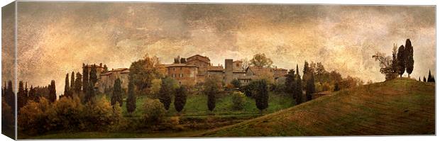 Landscape of Serravalle, Italy Canvas Print by Guido Parmiggiani