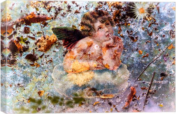 The angel of the leaves Canvas Print by Guido Parmiggiani