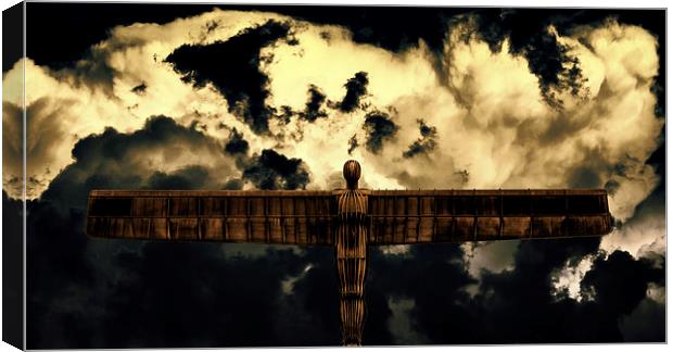  The Angel of the North Canvas Print by Guido Parmiggiani