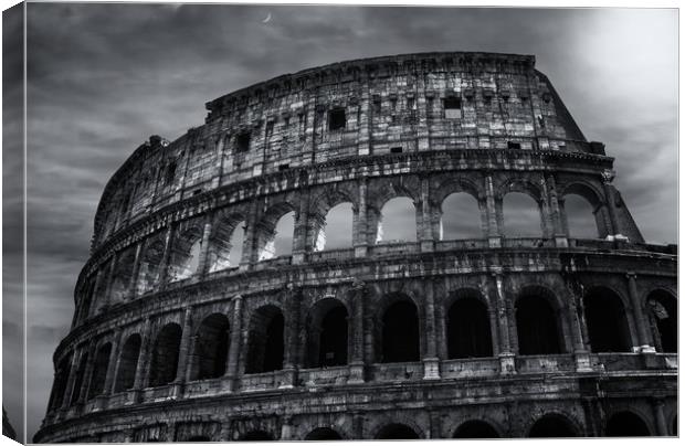 colosseum, coliseum Canvas Print by Guido Parmiggiani