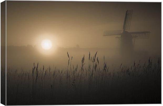 Herringfleet Mill Canvas Print by Keith Naylor