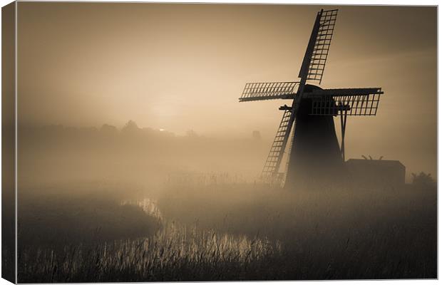 Herringfleet Mill Canvas Print by Keith Naylor