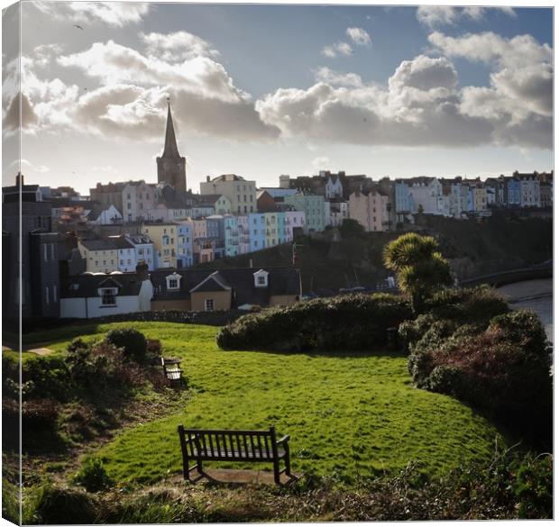 Tenby Canvas Print by Ceri Jones