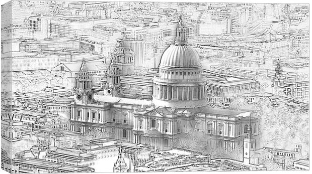 St Pauls Cathedral Canvas Print by Ceri Jones