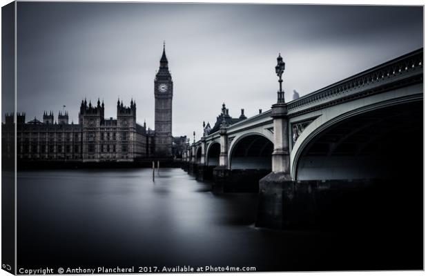 The Ghost of Westminster Canvas Print by Anthony Plancherel