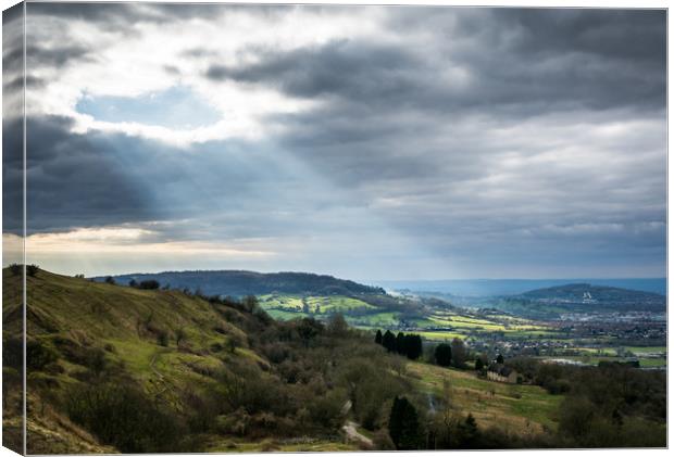 The View from Crickley Hill Canvas Print by Katie Mitchell