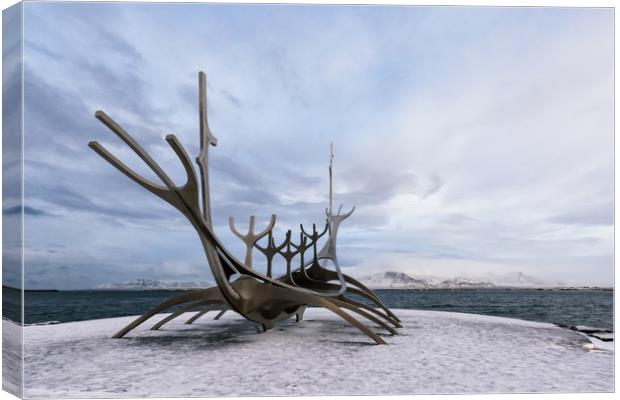 The Sun Voyager Canvas Print by Katie Mitchell