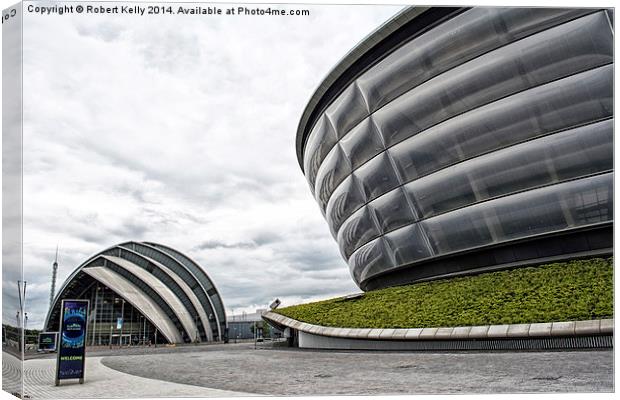 Glasgow Clyde Auditorium & The SSE Hydro Canvas Print by Robert Kelly