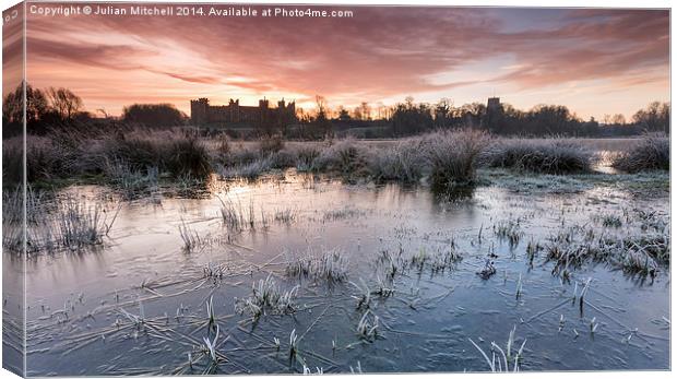 Framlingham Castle, Suffolk, UK Canvas Print by Julian Mitchell