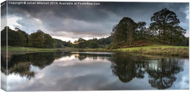 Elterwater Canvas Print by Julian Mitchell