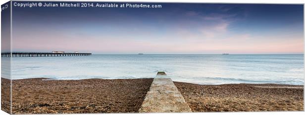 Out to sea Canvas Print by Julian Mitchell