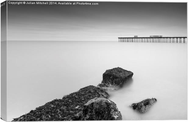 Felixstowe Pier Canvas Print by Julian Mitchell