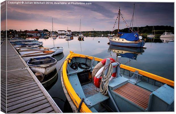 Woodbridge Canvas Print by Julian Mitchell